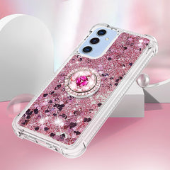 For Samsung Galaxy A17 5G / A26 5G TPU Case with Kickstand Quicksand Shockproof Cover