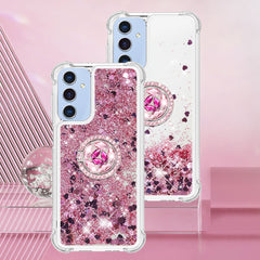 For Samsung Galaxy A17 5G / A26 5G TPU Case with Kickstand Quicksand Shockproof Cover