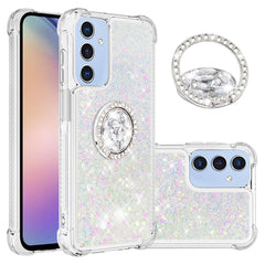 For Samsung Galaxy A17 5G / A26 5G TPU Case with Kickstand Quicksand Shockproof Cover