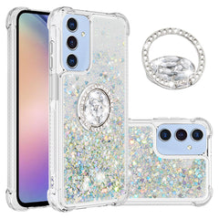 For Samsung Galaxy A17 5G / A26 5G TPU Case with Kickstand Quicksand Shockproof Cover
