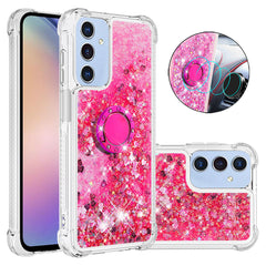 For Samsung Galaxy A17 5G / A26 5G TPU Case with Kickstand Quicksand Shockproof Cover