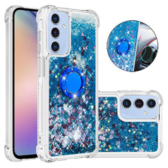 For Samsung Galaxy A17 5G / A26 5G TPU Case with Kickstand Quicksand Shockproof Cover