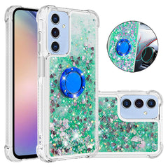 For Samsung Galaxy A17 5G / A26 5G TPU Case with Kickstand Quicksand Shockproof Cover