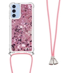 For Samsung Galaxy A17 5G / A26 5G TPU Case Quicksand Phone Cover with Lanyard