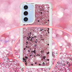 For Samsung Galaxy A17 5G / A26 5G TPU Case Quicksand Phone Cover with Lanyard