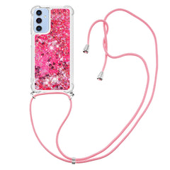 For Samsung Galaxy A17 5G / A26 5G TPU Case Quicksand Phone Cover with Lanyard