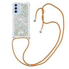 For Samsung Galaxy A17 5G / A26 5G TPU Case Quicksand Phone Cover with Lanyard
