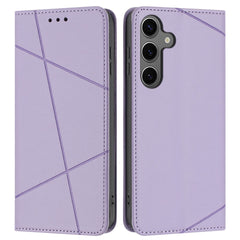 Étui portefeuille en cuir imprimé pour Samsung Galaxy S25 FE avec dragonne 