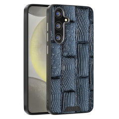 Coque ABEEL pour Samsung Galaxy S25 compatible avec MagSafe, coque arrière micro-gaufrée à texture bête 
