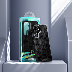 ABEEL For Samsung Galaxy S25 Ultra Case Compatible with MagSafe Beast Texture Micro-Embossing Back Cover