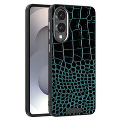 ABEEL For Samsung Galaxy S25 Edge Case Compatible with MagSafe Crocodile Texture Micro-Embossing Back Cover