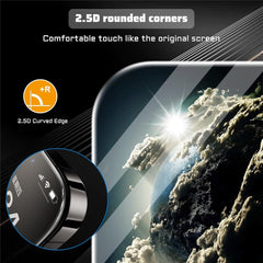 Coque transparente anti-rayures en TPU pour Samsung Galaxy S25 FE + protection d'écran 2,5D à bords incurvés 