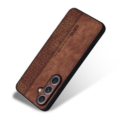 AZNS For Samsung Galaxy S25 FE Case Protective PU Leather Covered TPU Phone Shell