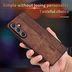AZNS For Samsung Galaxy S25 FE Case Protective PU Leather Covered TPU Phone Shell