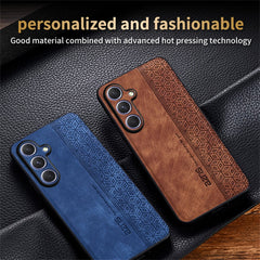 AZNS For Samsung Galaxy S25 FE Case Protective PU Leather Covered TPU Phone Shell