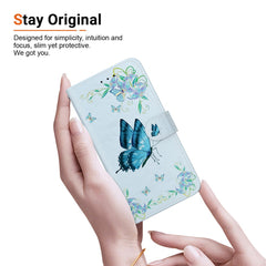 Für Samsung Galaxy S25 FE Brieftaschen-Telefonhülle Anti-Drop-Musterdruck Leder-Flip-Cover mit Riemen 