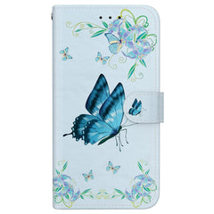 Für Samsung Galaxy S25 FE Brieftaschen-Telefonhülle Anti-Drop-Musterdruck Leder-Flip-Cover mit Riemen 