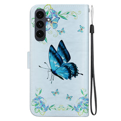 Für Samsung Galaxy S25 FE Brieftaschen-Telefonhülle Anti-Drop-Musterdruck Leder-Flip-Cover mit Riemen 