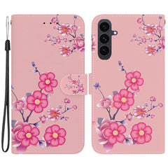 Für Samsung Galaxy S25 FE Brieftaschen-Telefonhülle Anti-Drop-Musterdruck Leder-Flip-Cover mit Riemen 