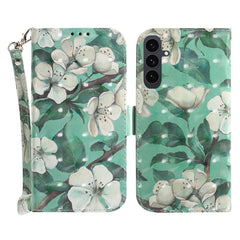For Samsung Galaxy S25 FE Case Pattern Printing Leather Wallet Phone Cover with Wrist Strap