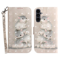 For Samsung Galaxy S25 FE Case Pattern Printing Leather Wallet Phone Cover with Wrist Strap