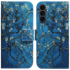 Étui portefeuille en cuir imprimé pour Samsung Galaxy S25 FE 