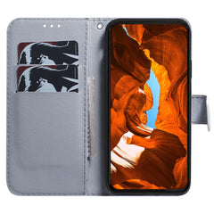 Étui portefeuille en cuir imprimé pour Samsung Galaxy S25 FE 