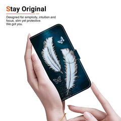 Für Samsung Galaxy S25 FE Hülle Musterdruck Leder Flip Wallet Telefonabdeckung mit Lanyard 