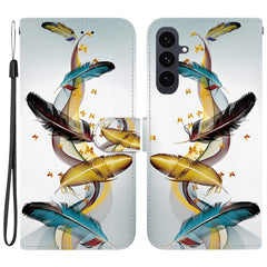Für Samsung Galaxy S25 FE Hülle Musterdruck Leder Flip Wallet Telefonabdeckung mit Lanyard 