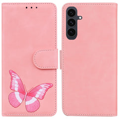 For Samsung Galaxy S25 FE Stand Case PU Leather Phone Cover Butterfly Printed
