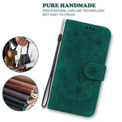 Coque portefeuille en cuir PU avec dragonne pour Samsung Galaxy S25 FE, motif papillon et fleur 