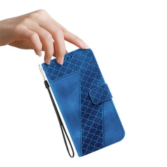 Für Samsung Galaxy S25 FE Stand Case 7-förmiges Muster Aufdruck Leder Telefonabdeckung mit Riemen 