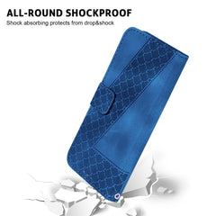 Für Samsung Galaxy S25 FE Stand Case 7-förmiges Muster Aufdruck Leder Telefonabdeckung mit Riemen 