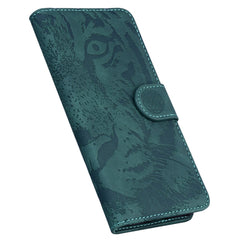 Für Samsung Galaxy S25 FE Hülle Tiger Aufdruck Leder Brieftasche Handyhülle 