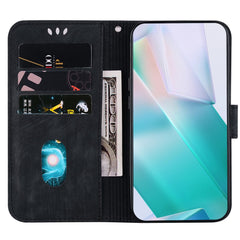 Étui portefeuille en cuir antichoc avec dragonne pour Samsung Galaxy S25 FE, motif tigre 