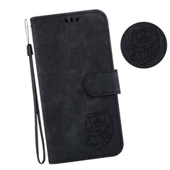 Étui portefeuille en cuir antichoc avec dragonne pour Samsung Galaxy S25 FE, motif tigre 