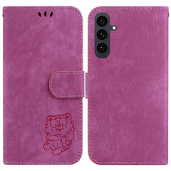 Étui portefeuille en cuir antichoc avec dragonne pour Samsung Galaxy S25 FE, motif tigre 