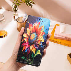 Für Samsung Galaxy S25 FE Brieftaschenhülle Musterdruck PU-Leder-Telefonabdeckung mit Lanyard 