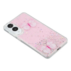 For Samsung Galaxy S25 Edge TPU Case WANLONFENG AW Series PVC Butterfly Epoxy Phone Cover with HD Film