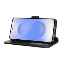 Für Samsung Galaxy S25 Stand Case Stoßfeste Leder Brieftasche Telefonabdeckung 
