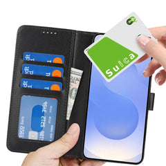 Für Samsung Galaxy S25 Stand Case Stoßfeste Leder Brieftasche Telefonabdeckung 