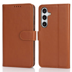 Für Samsung Galaxy S25 Stand Case Stoßfeste Leder Brieftasche Telefonabdeckung 