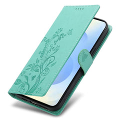 For Samsung Galaxy S25 Ultra Wallet Case Butterfly Floral Imprint PU Leather Phone Cover with Wrist Strap