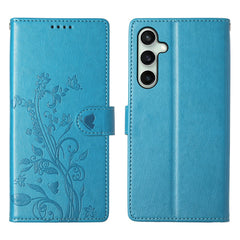 Étui portefeuille en cuir PU avec dragonne pour Samsung Galaxy S25 FE, motif papillon et fleurs 