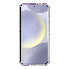 For Samsung Galaxy S25+  /  S24+ Magnetic Case TPU Acrylic Clear Phone Back Cover with Lens Protector Kickstand