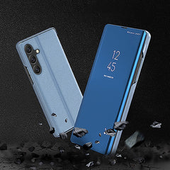 Für Samsung Galaxy S25 FE Hülle Sichtfenster Ständer Leder Flip Phone Cover 