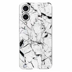 Soft TPU Case for Samsung Galaxy S25 Edge Marble Pattern Printing Phone Cover