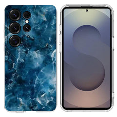 For Samsung Galaxy S25 Ultra Case Marble Pattern Printing Soft TPU Phone Cover