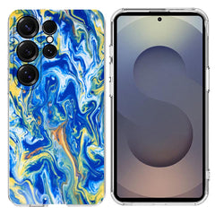For Samsung Galaxy S25 Ultra Case Marble Pattern Printing Soft TPU Phone Cover