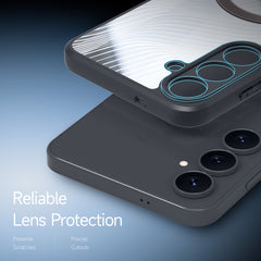 Coque Samsung Galaxy S25 FE DUX DUCIS Aimo Series compatible avec MagSafe PC+TPU Slim Cover (certification REACH) 